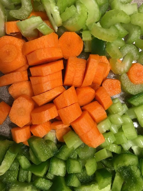 vegetable celery carrots