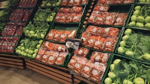 vegetable stand shopping supermarket