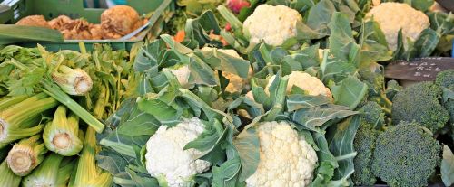 vegetables cauliflower staudensellrie