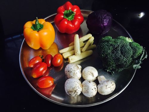 vegetables colors food