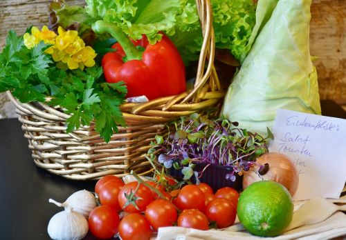 vegetables basket purchasing