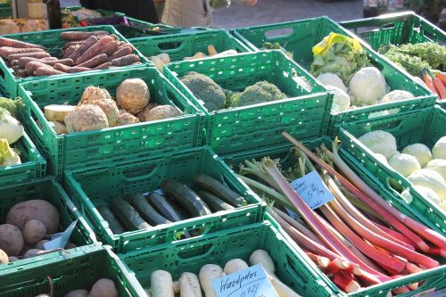 vegetables market sale