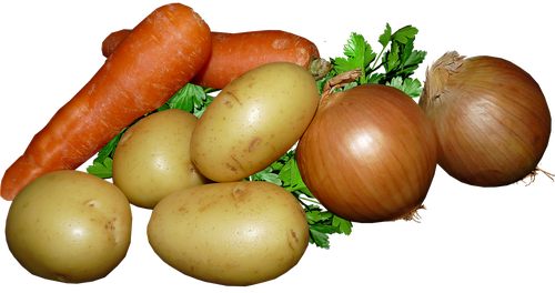 vegetables  potatoes  carrots