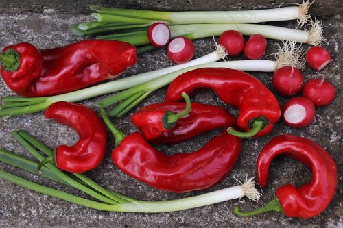 vegetables  paprika  bio