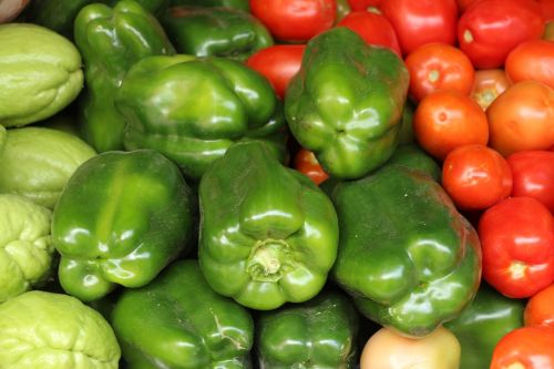 vegetables pepper tomato