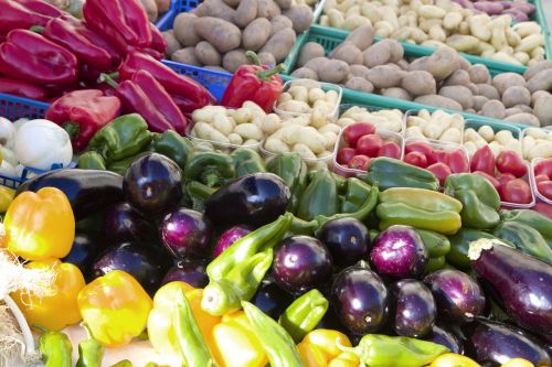 vegetables market food