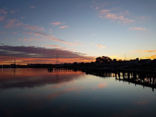 velddrif south africa sunrise