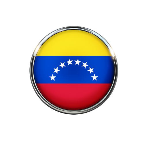 venezuela flag circle