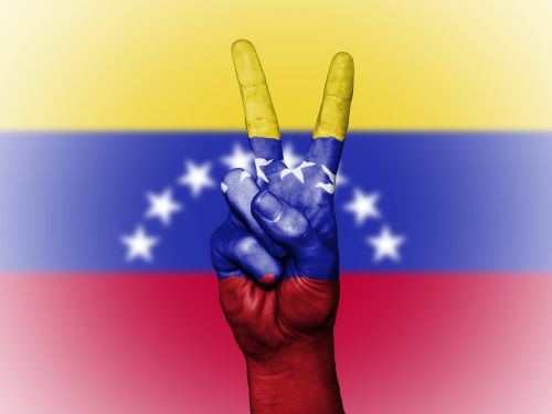 venezuela peace hand