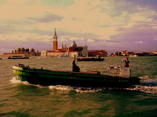 venice boat water