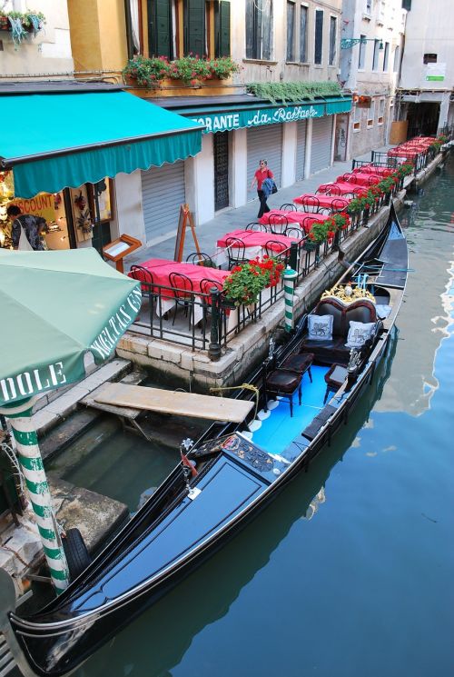 venice gondola channel