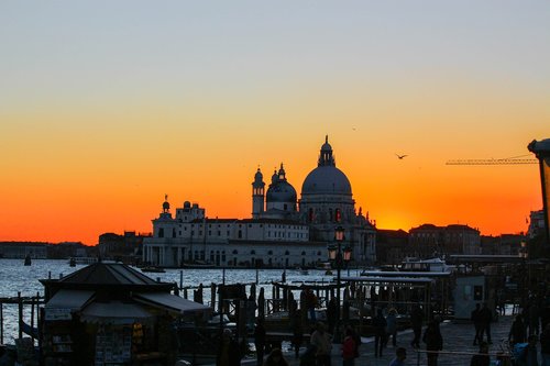 venice  sunset  sea