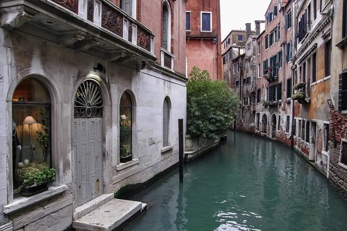 venice  channels  italy