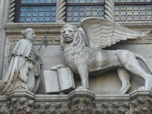 venice italy lion