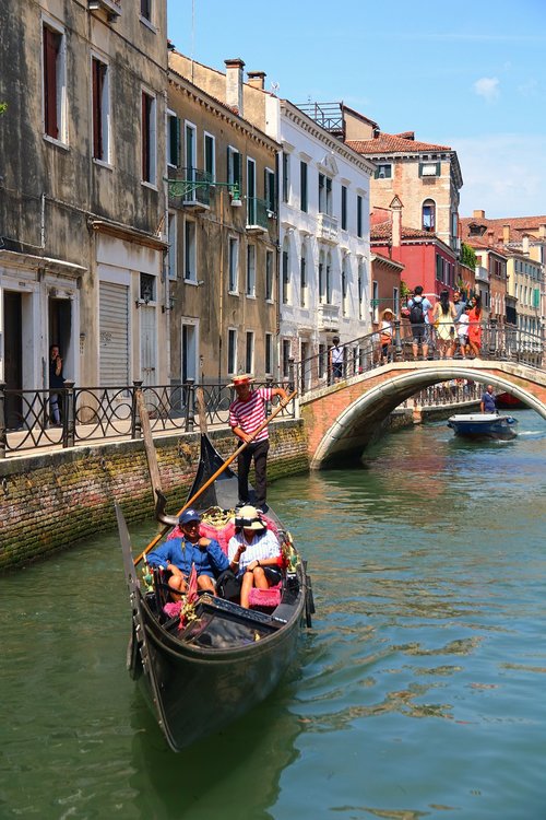 venice  channel  gondola