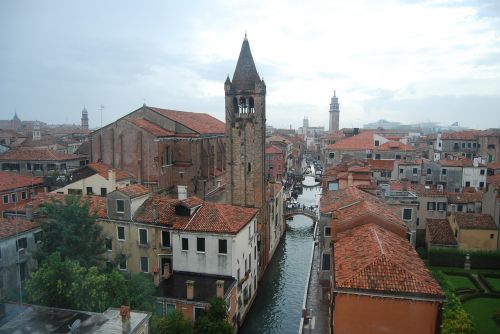 venice bridge channel