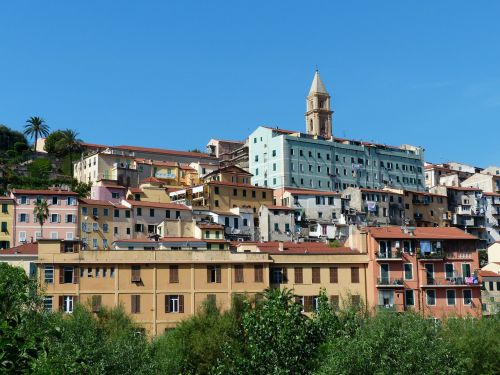 ventimiglia old town roofs