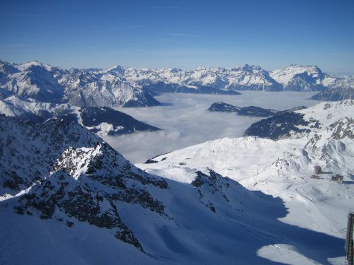 verbier mountain snow