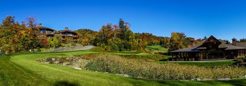vermont golf course foliage