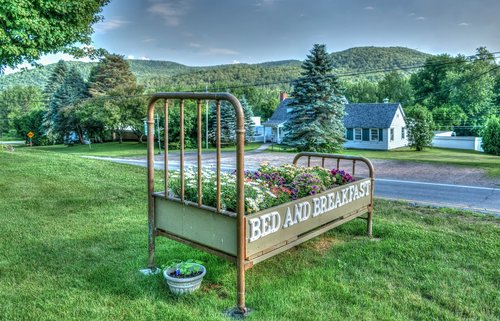 vermont  green mountains  bed