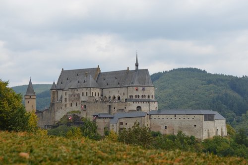 vianden  castle  luxembourg
