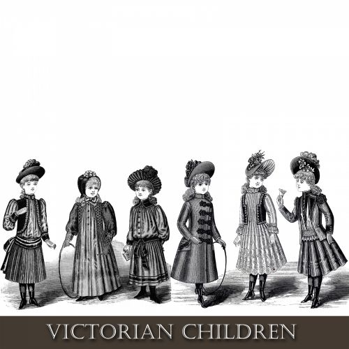 Victorian Children Clipart