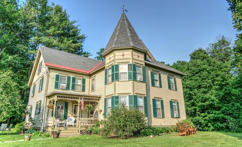 victorian house  bed and breakfast  nature