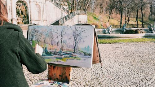 vienna painter fountain