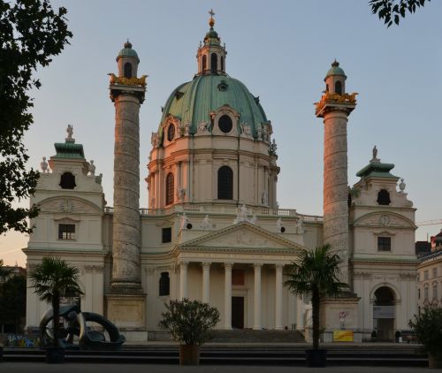 vienna st charles's church baroque
