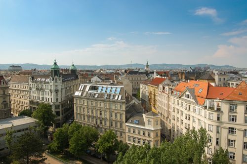 vienna panorama austria