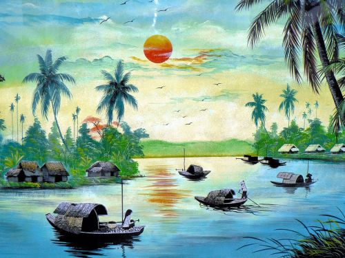 viet nam table landscape