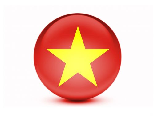 vietnam flag 3d flag