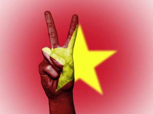 vietnam peace hand