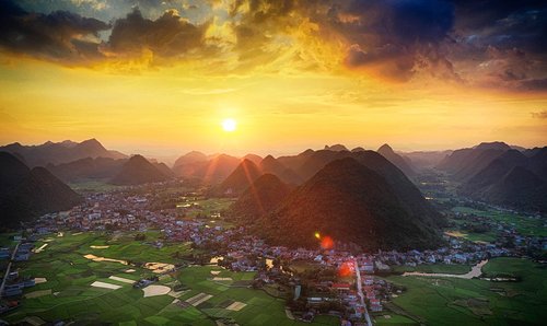 vietnam  landscape photo  binh minh
