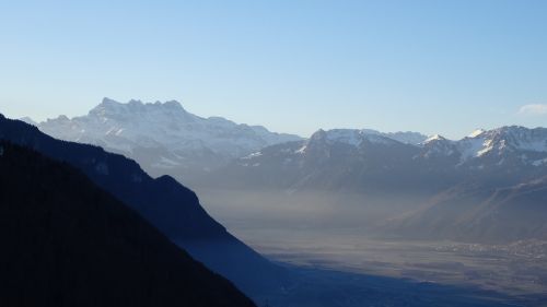 view mountain alps