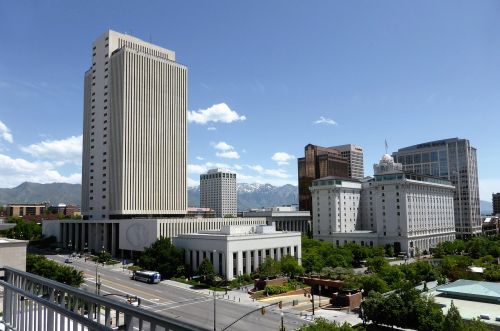 view skyscrapers buildings