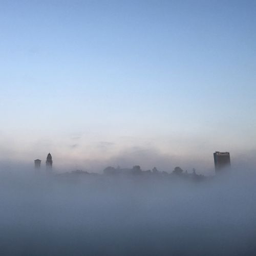 view fog landscape