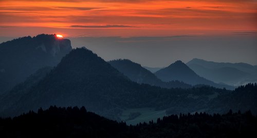 view  landscape  twilight