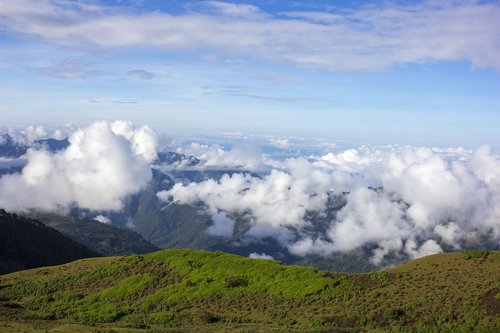 view  mountain  nature