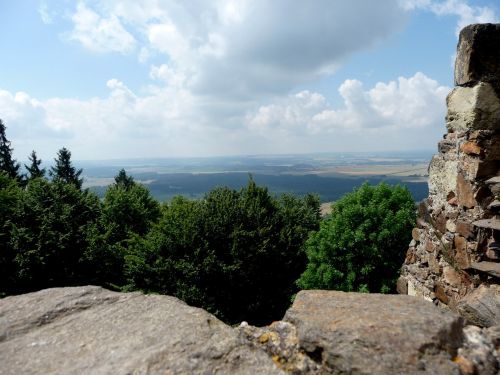 view castle ruins