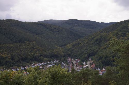 view palatinate forest village
