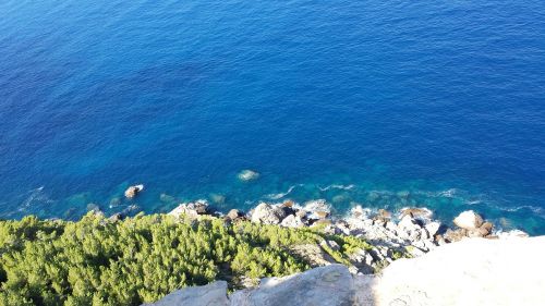 view to the sea landscape mallorca