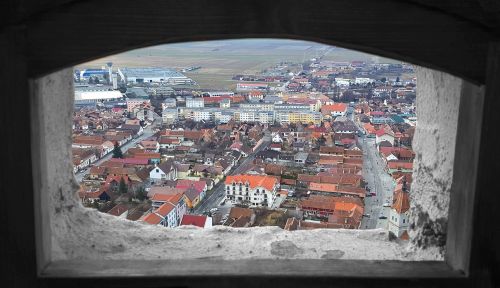 viewing window panorama city