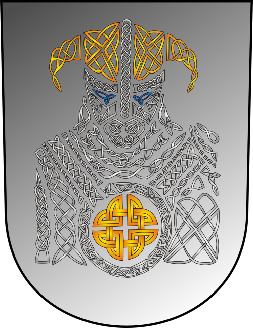 viking coat of arms helmet