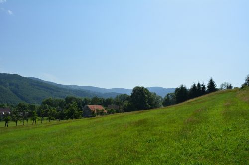 village panorama grass