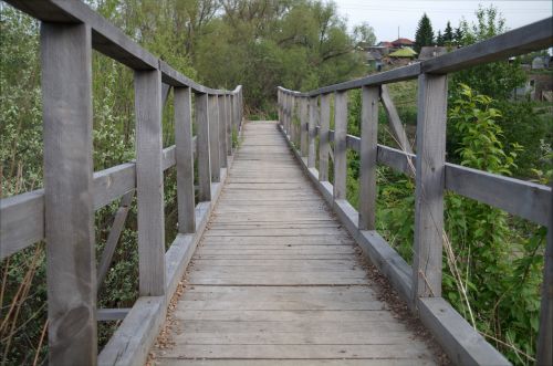 village bridge wood