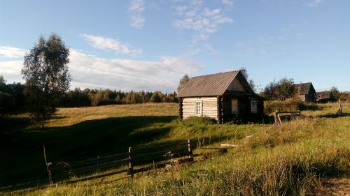 village summer nature