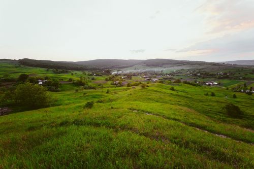 village green landscape