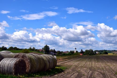 village landscape bavaria