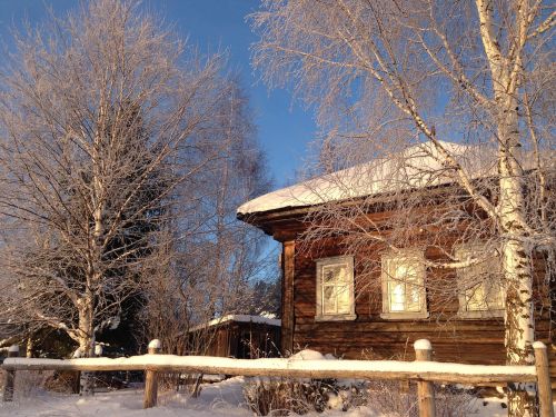 village house winter